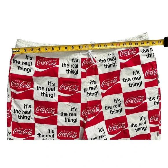 Brixton x Coca-Cola Men's Voyage Red & White Board Shorts Size XXL - Picture 3 of 6